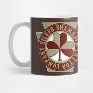 Silver Shamrock Tattoo Company Fall Keystone Logo Mug